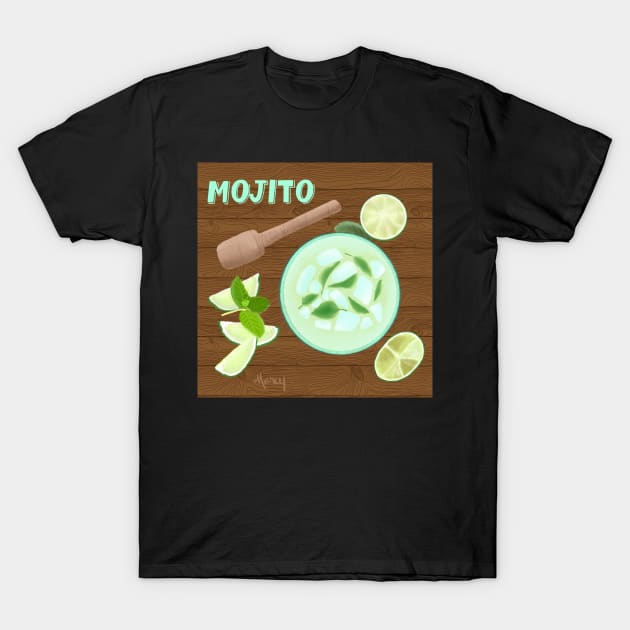 Mojito T-Shirt by MarcyBrennanArt